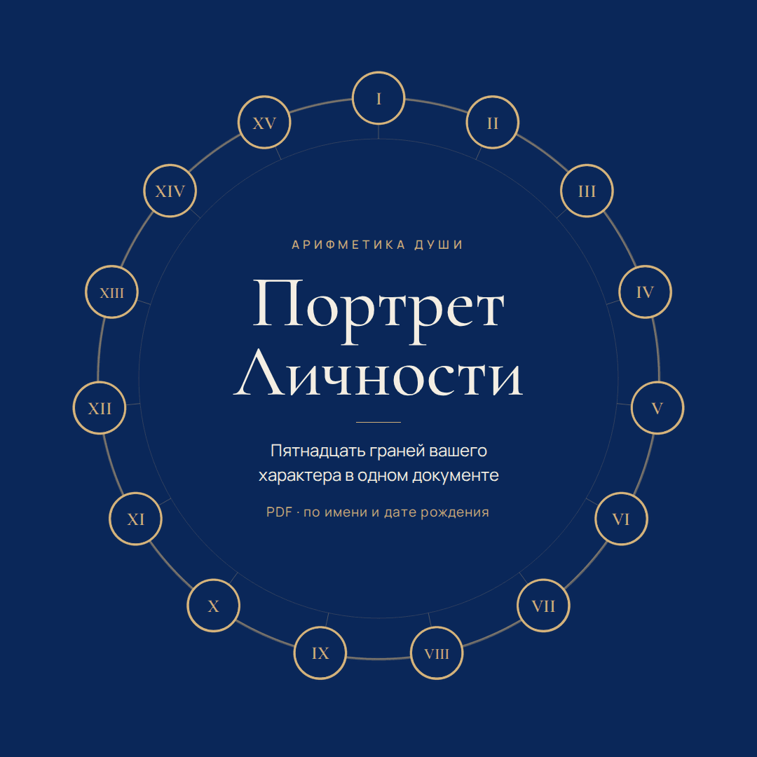 Титульный лист документа «Портрет Личности»
